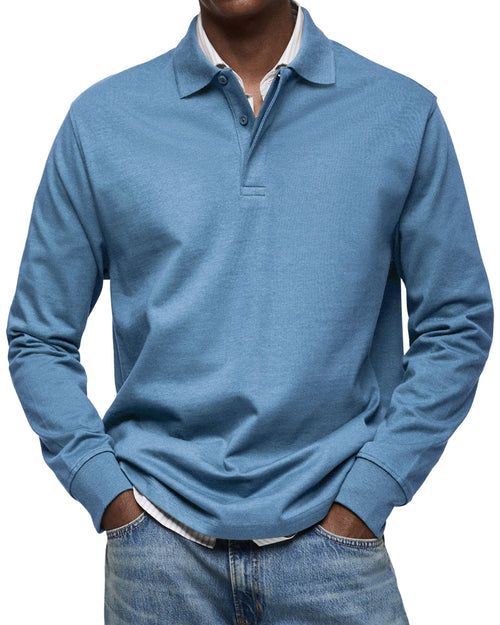ROUSSEL PARIS | POLO DE LUXE À MANCHES LONGUES