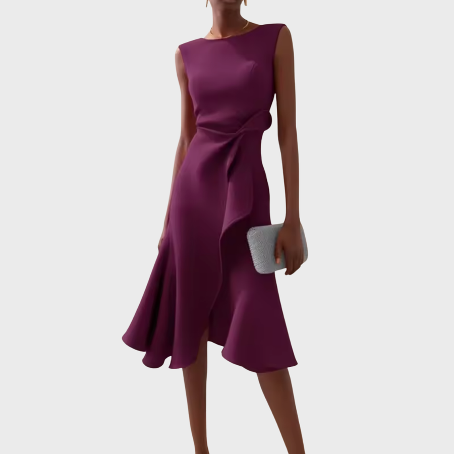 ROUSSEL PARIS | Robe Midi Asymétrique Drapée