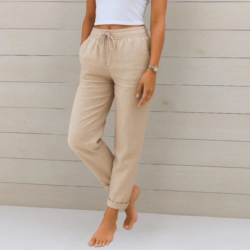 ROUSSEL PARIS | PANTALON EN LIN EXTENSIBLE POUR FEMMES