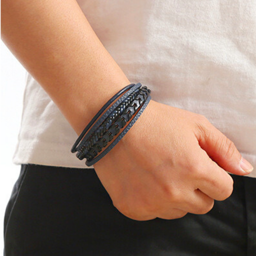ROUSSEL PARIS | BRACELET HOMME EN CUIR DE LUXE