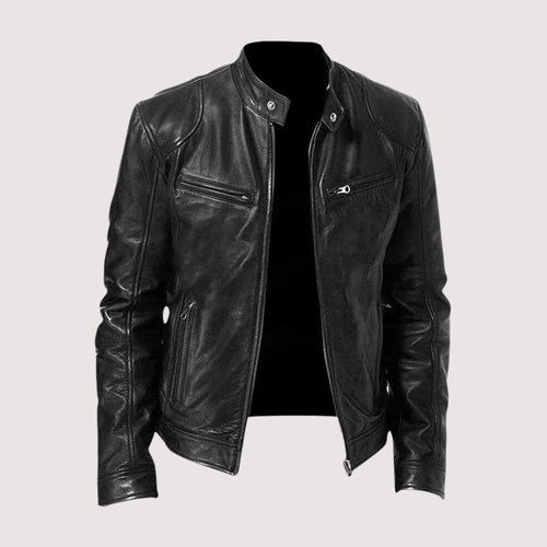 ROUSSEL PARIS | VESTE EN CUIR HAUT DE GAMME ÉLÉGANTE POUR HOMME