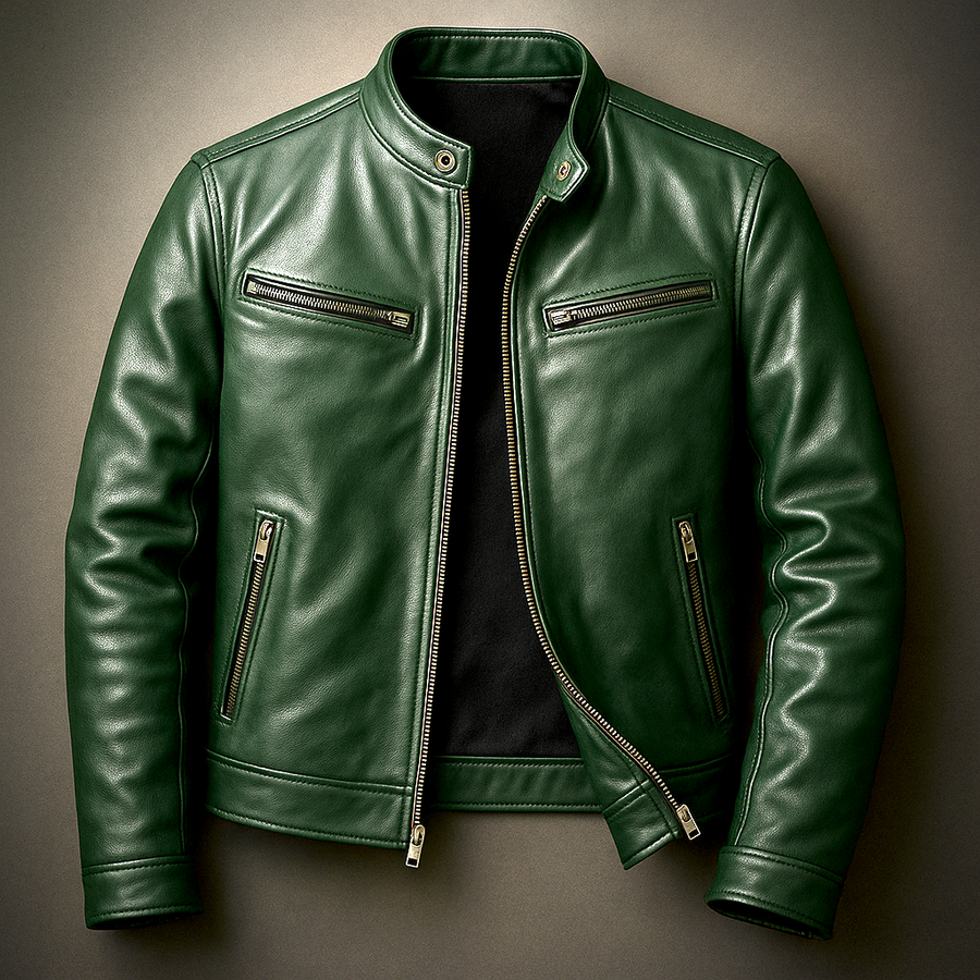 ROUSSEL PARIS | Veste vintage en cuir