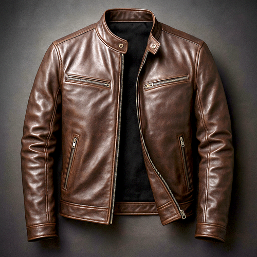 ROUSSEL PARIS | Veste vintage en cuir