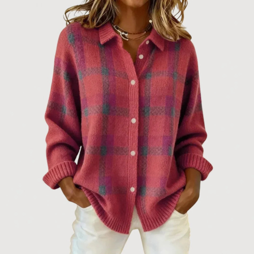 ROUSSEL PARIS | Cardigan tricoté à carreaux