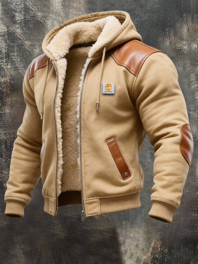 ROUSSEL PARIS | VESTE VINTAGE EN DAIM AVEC CAPUCHE