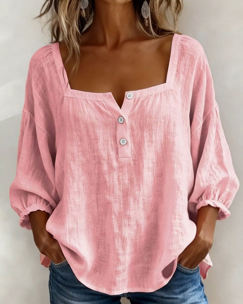 ROUSSEL PARIS | BLOUSE À COL CARRE POUR FEMMES