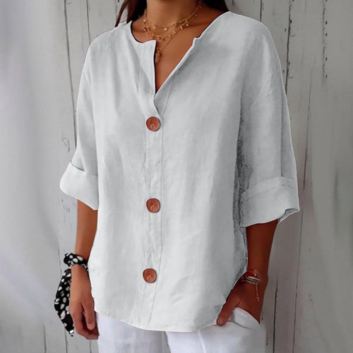 ROUSSEL PARIS | CHEMISE À COL EN V POUR FEMMES