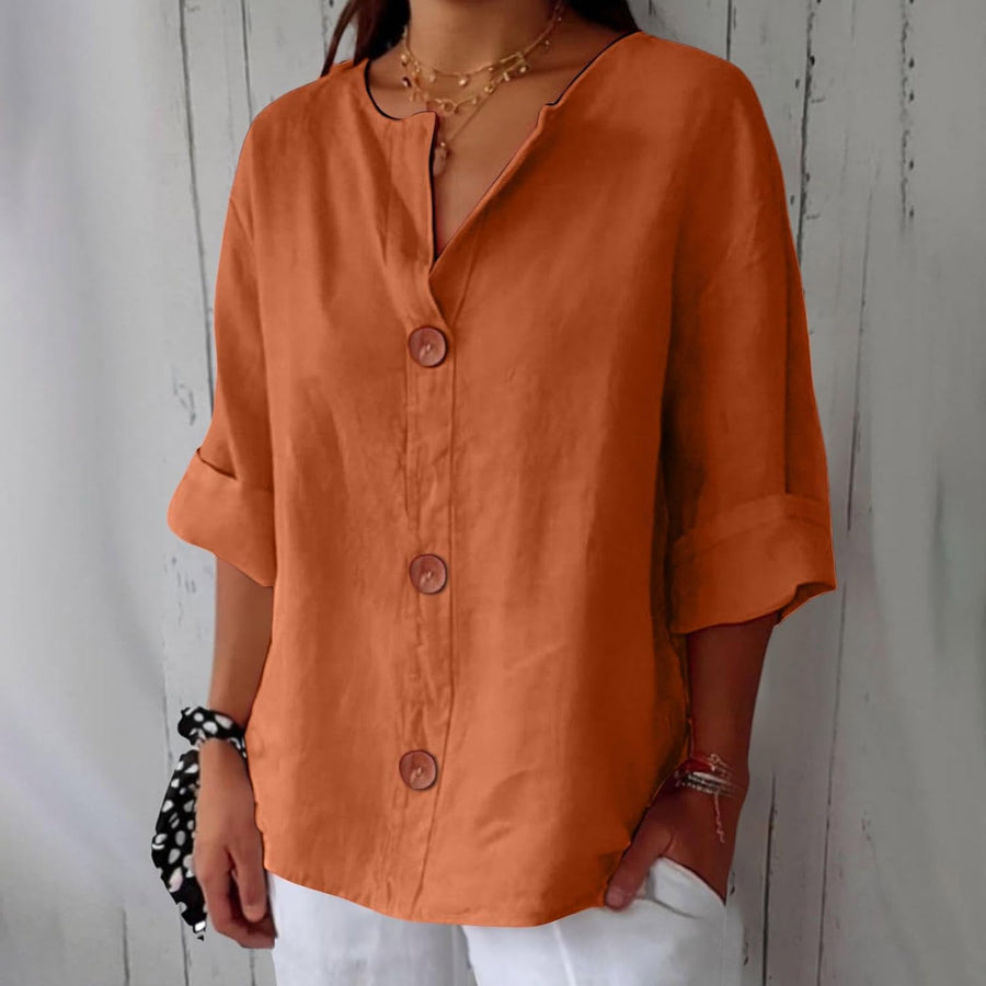 ROUSSEL PARIS | CHEMISE À COL EN V POUR FEMMES