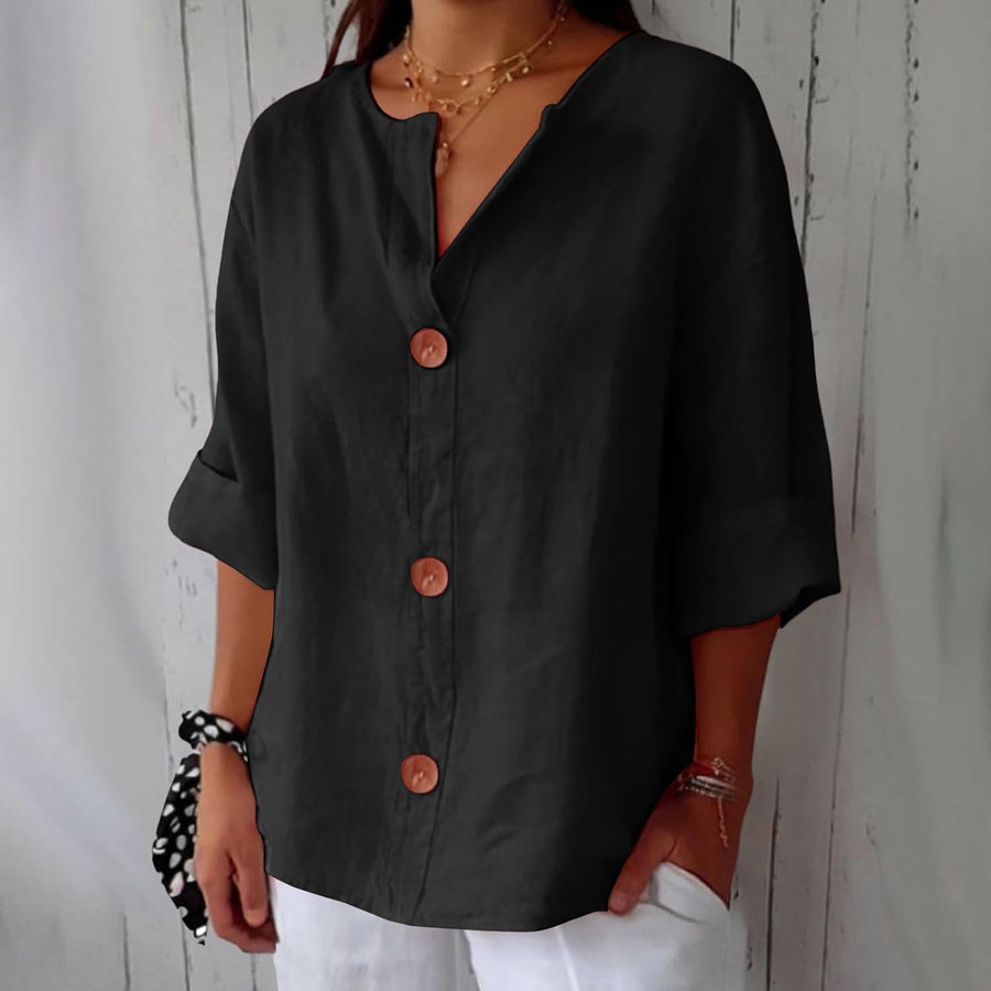 ROUSSEL PARIS | CHEMISE À COL EN V POUR FEMMES