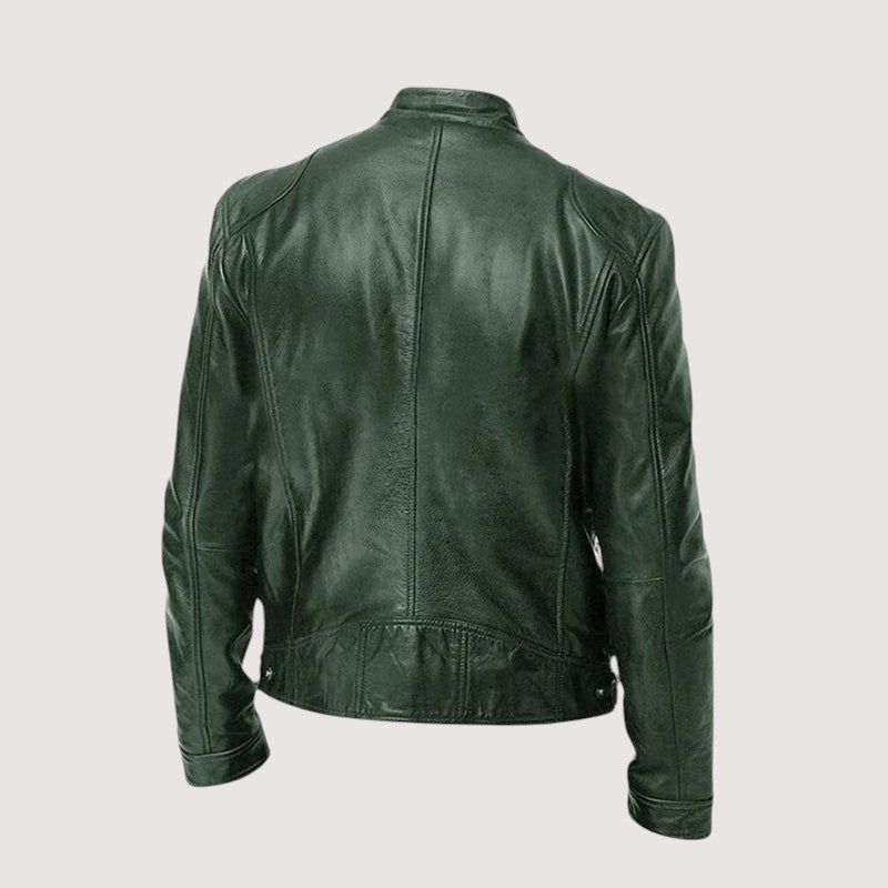 ROUSSEL PARIS | VESTE EN CUIR HAUT DE GAMME ÉLÉGANTE POUR HOMME