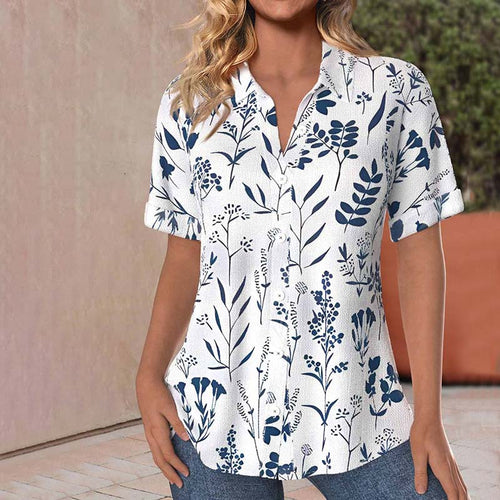 ROUSSEL PARIS | BLOUSE IMPRIMÉE FEUILLES POUR FEMMES