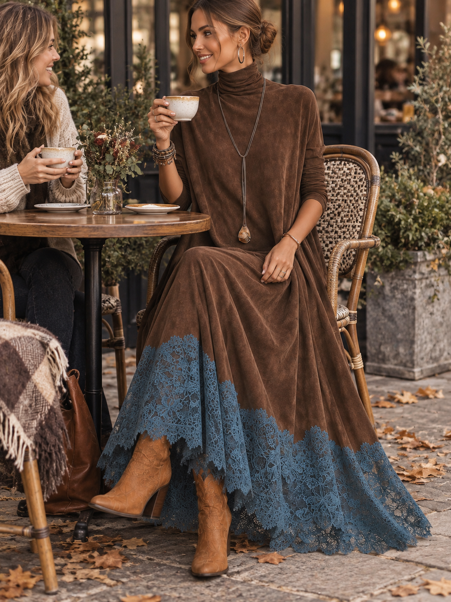 ROUSSEL PARIS | Robe Longue en Dentelle