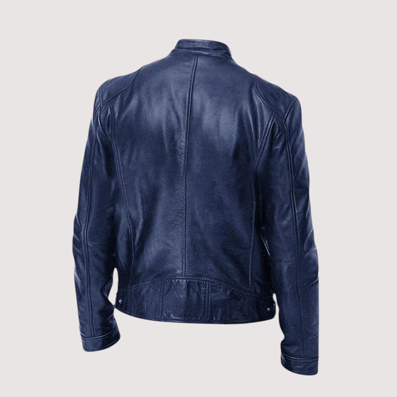 ROUSSEL PARIS | VESTE EN CUIR HAUT DE GAMME ÉLÉGANTE POUR HOMME