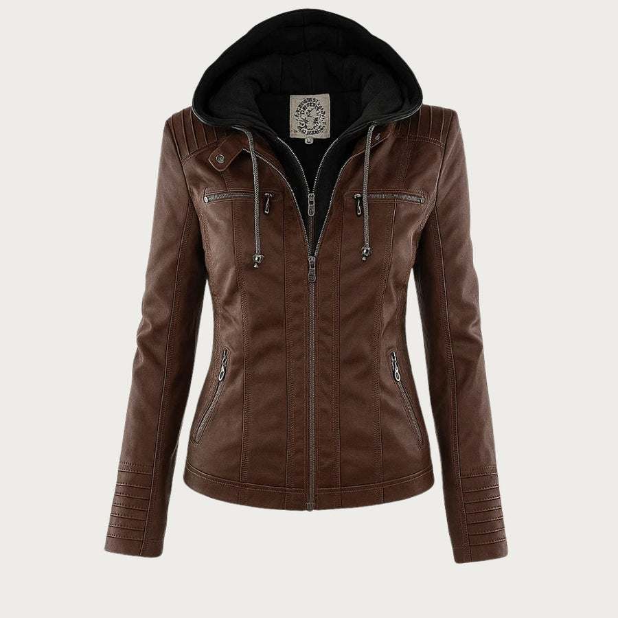 ROUSSEL PARIS | Veste en Cuir Robuste et Élégante