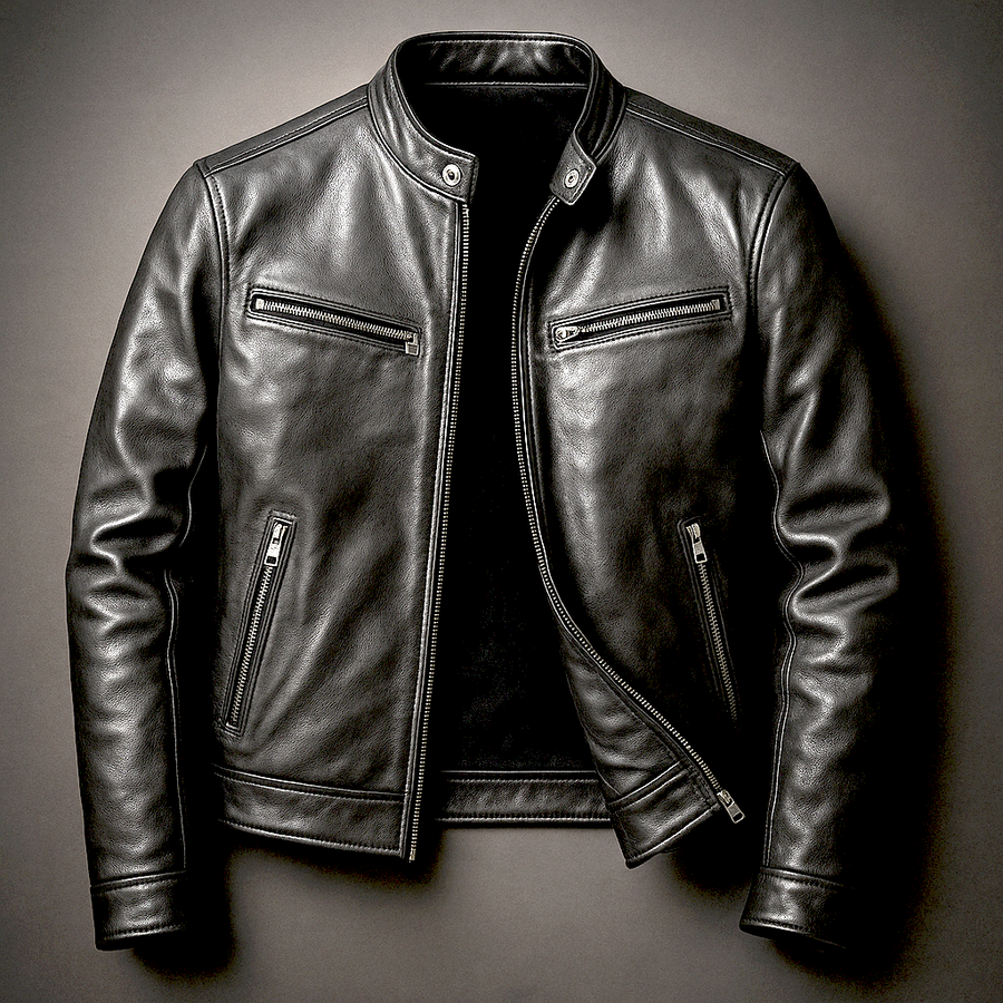 ROUSSEL PARIS | Veste vintage en cuir