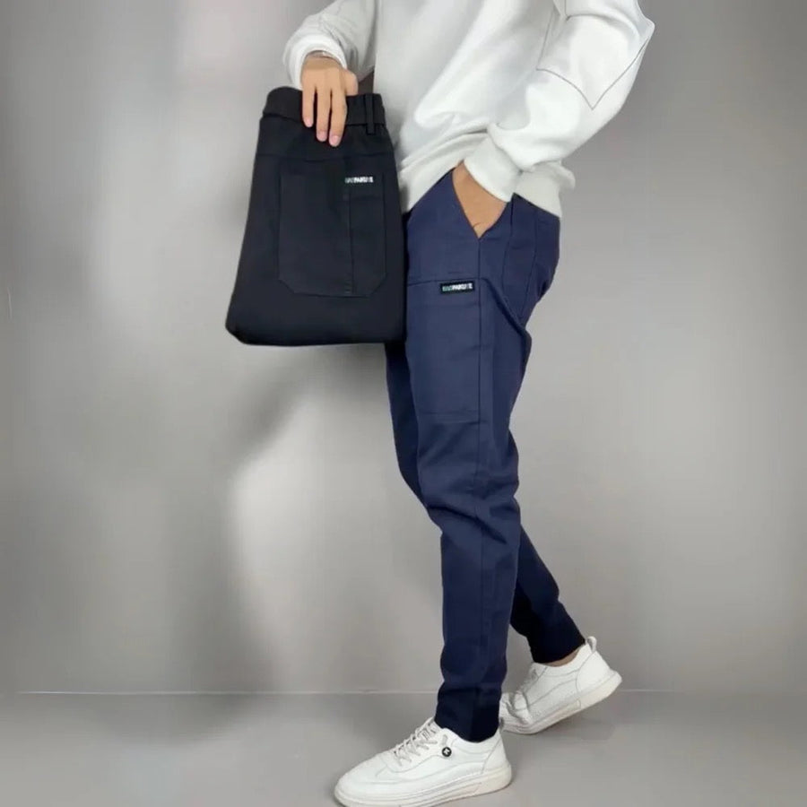 ROUSSEL PARIS | PANTALON CARGO ÉLASTIQUE POUR HOMME PREMIUM