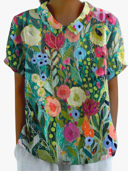 MOREAU LYON | CHEMISE FLORALE POUR FEMMES