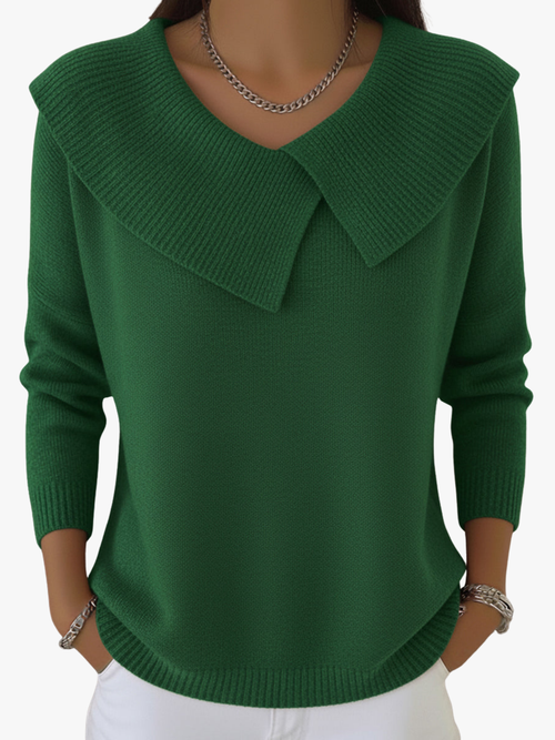 MOREAU LYON | PULL COL CLASSIQUE POUR FEMME