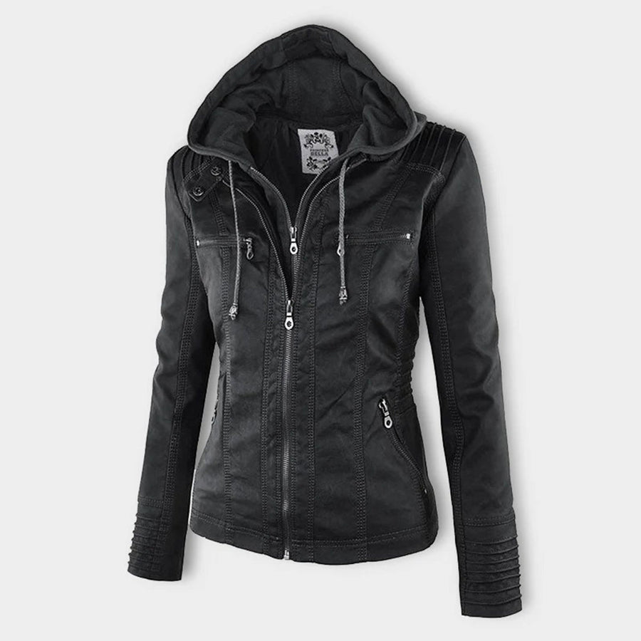 ROUSSEL PARIS | Veste en Cuir Robuste et Élégante