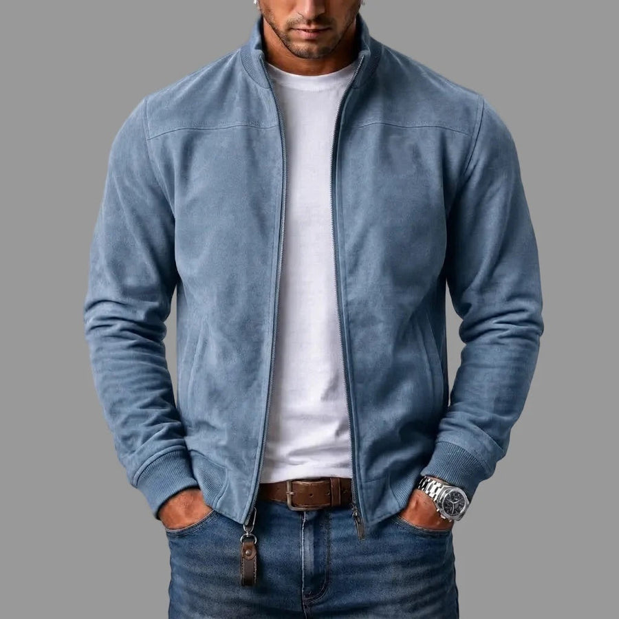 ROUSSEL PARIS | Blouson bomber en cuir brossé