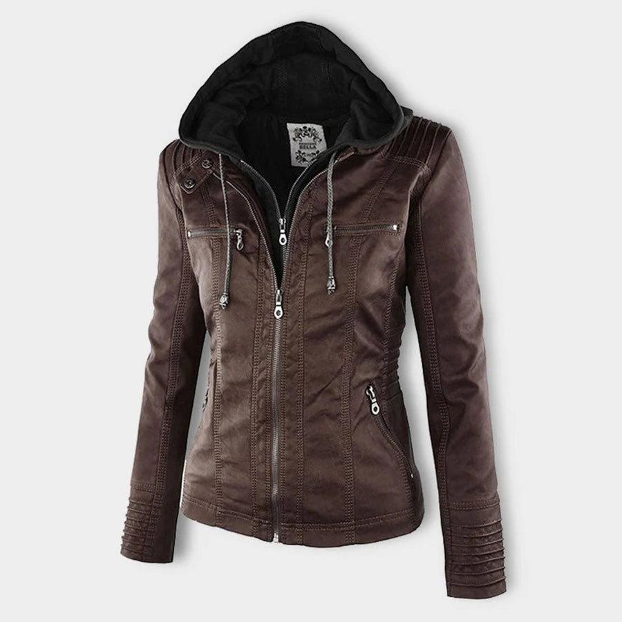 ROUSSEL PARIS | Veste en Cuir Robuste et Élégante
