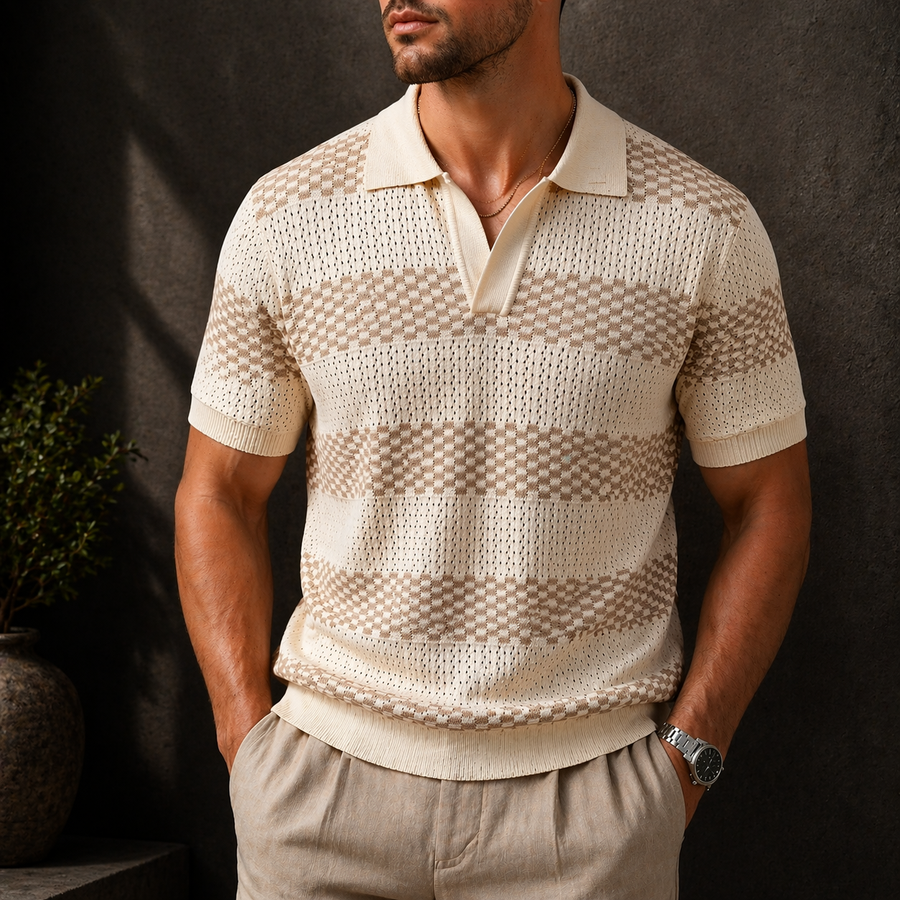 ROUSSEL PARIS | Polo en maille rayé
