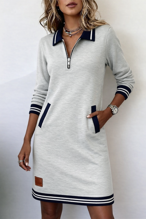 ROUSSEL PARIS | ROBE COL ZIPPÉE POUR FEMME