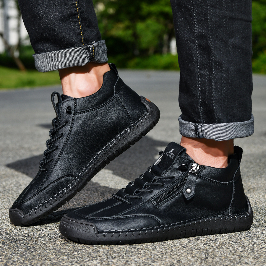 ROUSSEL PARIS | CHAUSSURES EN NABUK AVEC ZIP POUR HOMME
