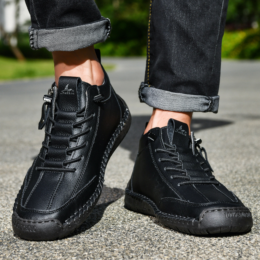 ROUSSEL PARIS | CHAUSSURES EN NABUK AVEC ZIP POUR HOMME