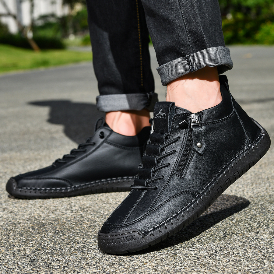 ROUSSEL PARIS | CHAUSSURES EN NABUK AVEC ZIP POUR HOMME