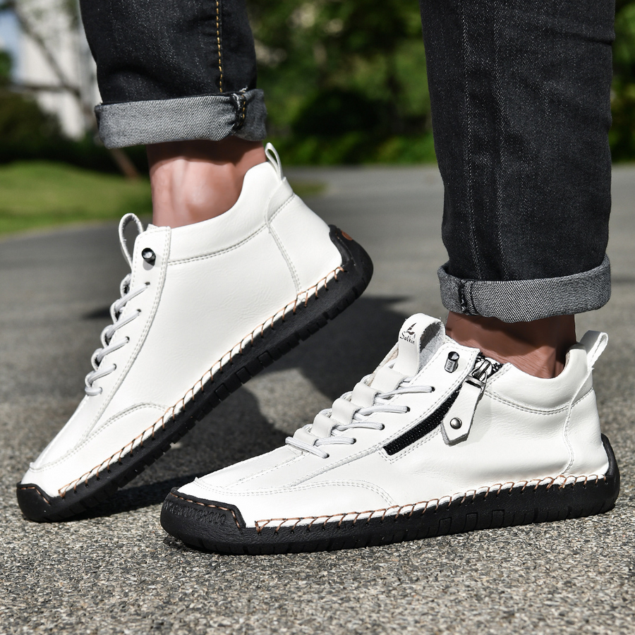 ROUSSEL PARIS | CHAUSSURES EN NABUK AVEC ZIP POUR HOMME