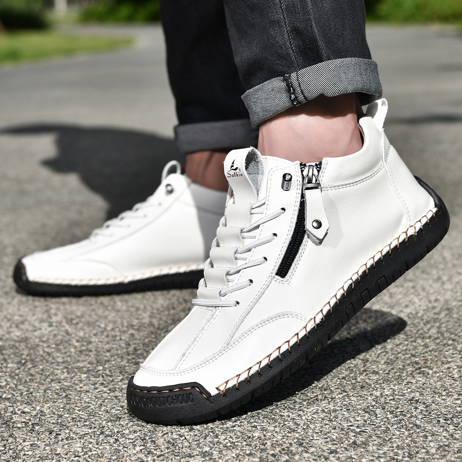 ROUSSEL PARIS | CHAUSSURES EN NABUK AVEC ZIP POUR HOMME