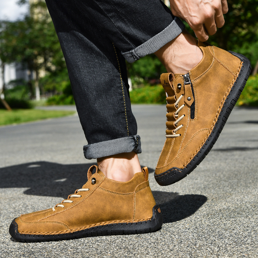ROUSSEL PARIS | CHAUSSURES EN NABUK AVEC ZIP POUR HOMME
