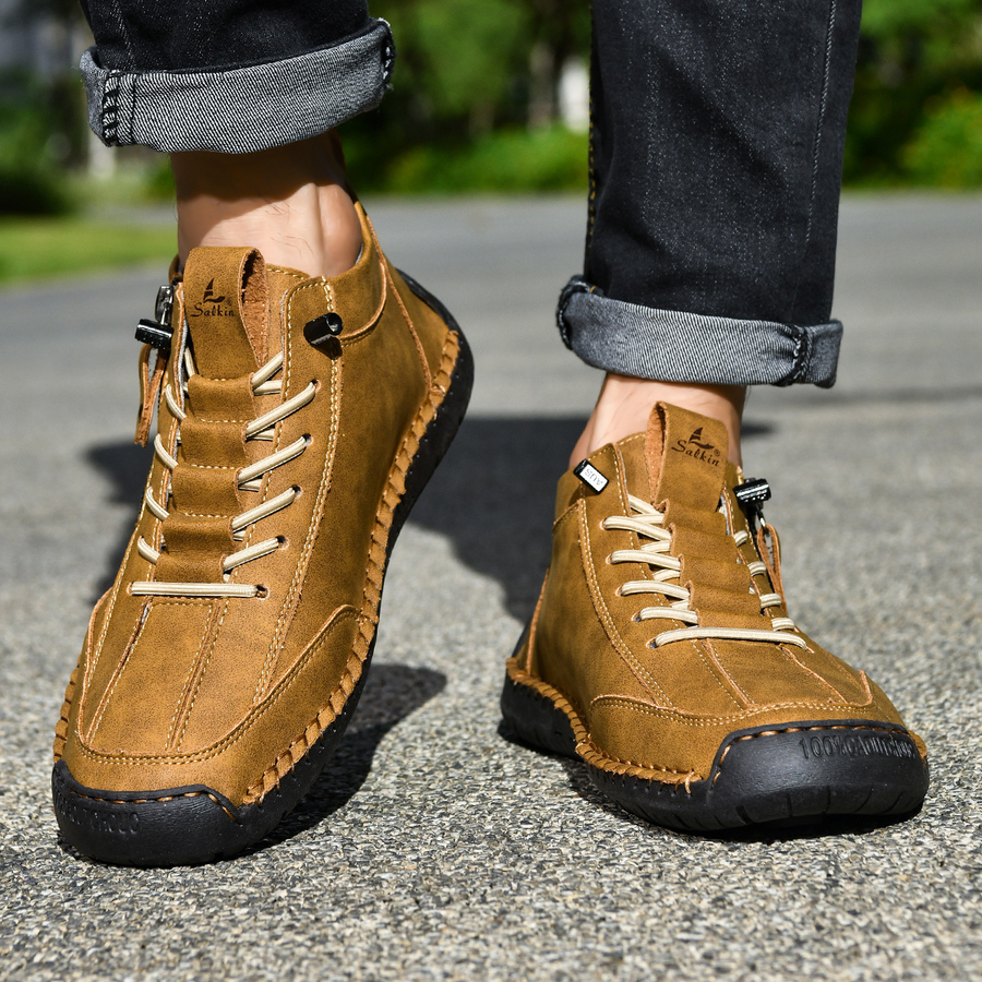 ROUSSEL PARIS | CHAUSSURES EN NABUK AVEC ZIP POUR HOMME