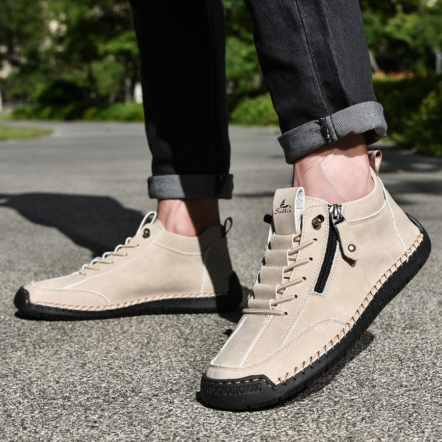 ROUSSEL PARIS | CHAUSSURES EN NABUK AVEC ZIP POUR HOMME
