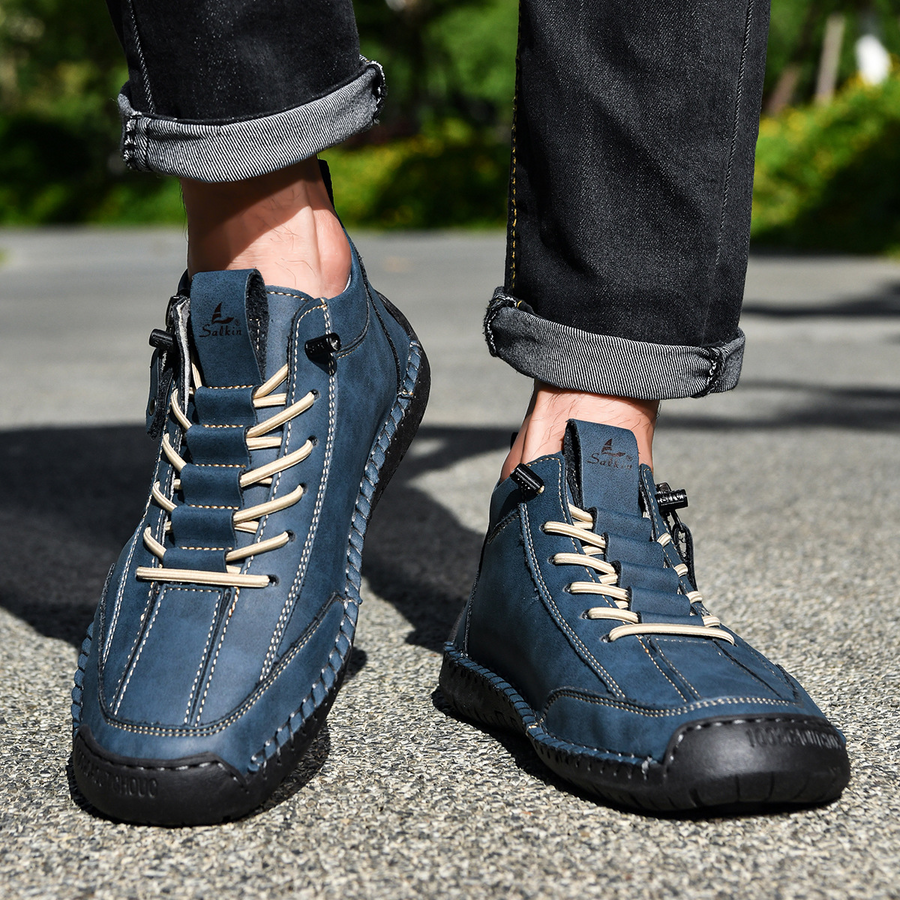 ROUSSEL PARIS | CHAUSSURES EN NABUK AVEC ZIP POUR HOMME