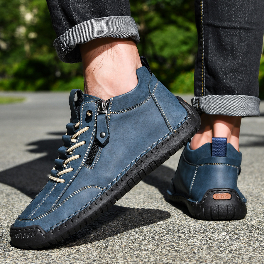 ROUSSEL PARIS | CHAUSSURES EN NABUK AVEC ZIP POUR HOMME