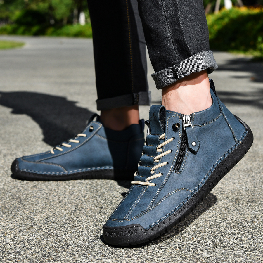 ROUSSEL PARIS | CHAUSSURES EN NABUK AVEC ZIP POUR HOMME