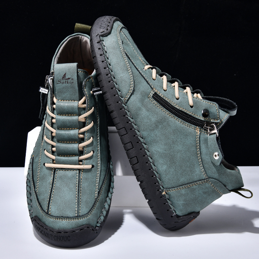 ROUSSEL PARIS | CHAUSSURES EN NABUK AVEC ZIP POUR HOMME