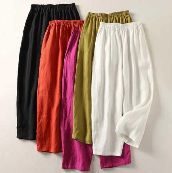 ROUSSEL PARIS | Pantalon fluide en coton et lin