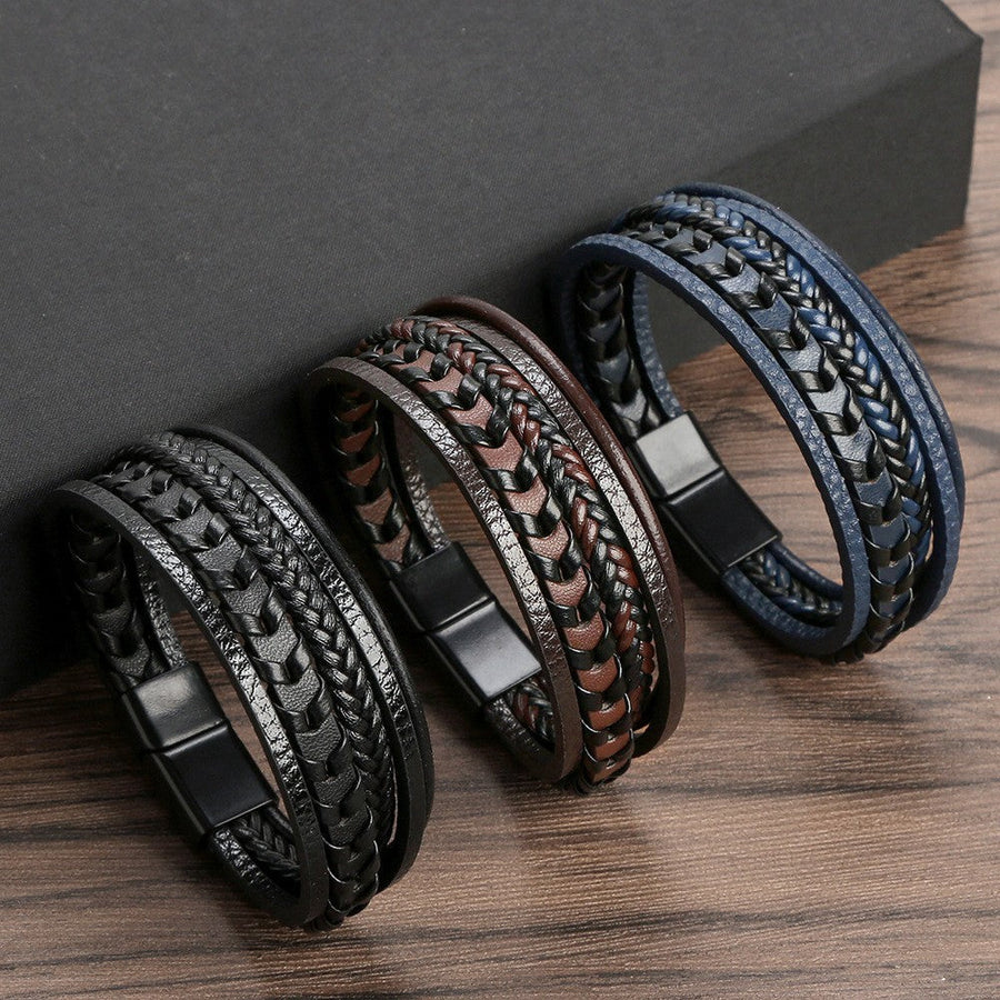 ROUSSEL PARIS | BRACELET HOMME EN CUIR DE LUXE