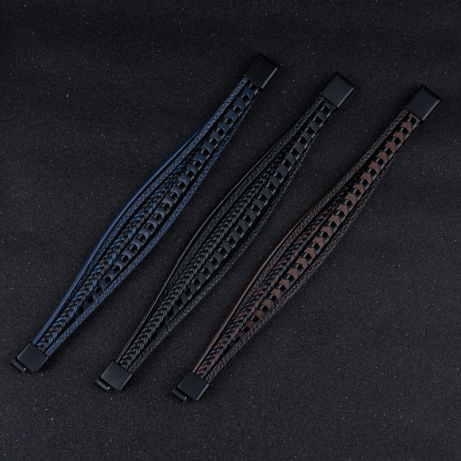 ROUSSEL PARIS | BRACELET HOMME EN CUIR DE LUXE