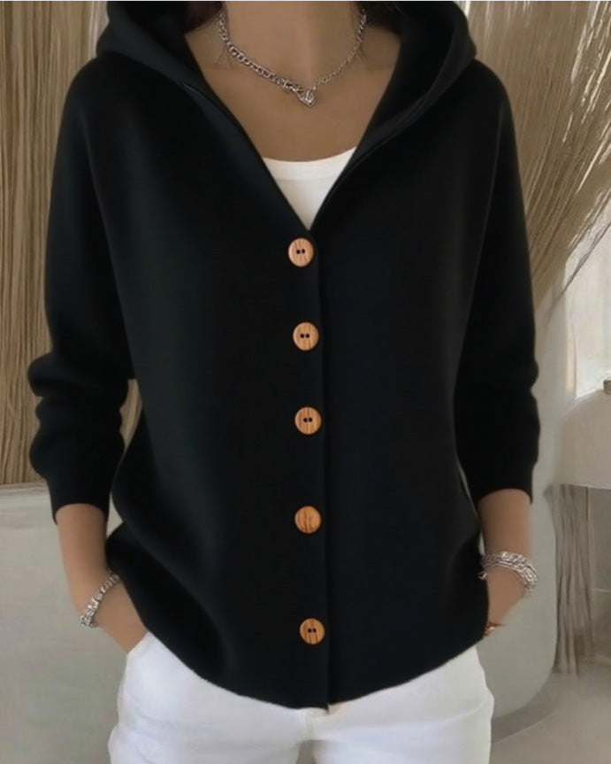 ROUSSEL PARIS | Cardigan à Capuche Boutonné