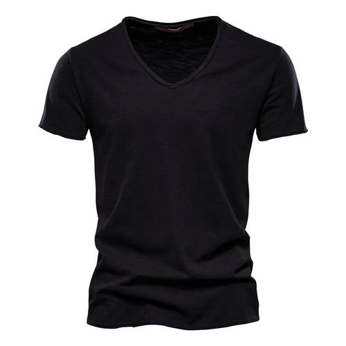 ROUSSEL PARIS | T-SHIRT COL V EN COTON POUR HOMME