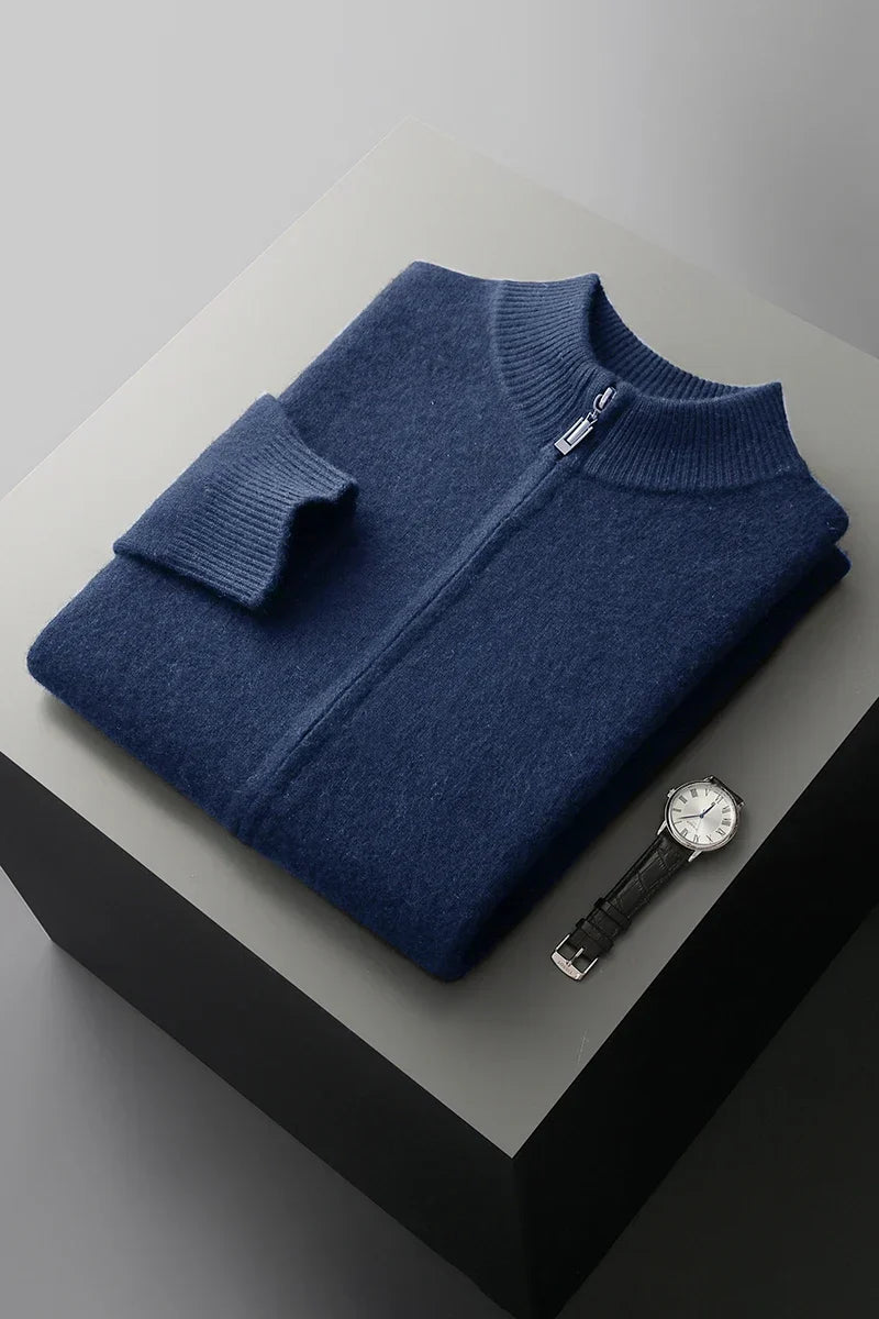 ROUSSEL PARIS | GILET DE LUXE EN LAINE DE CACHEMIRE PREMIUM