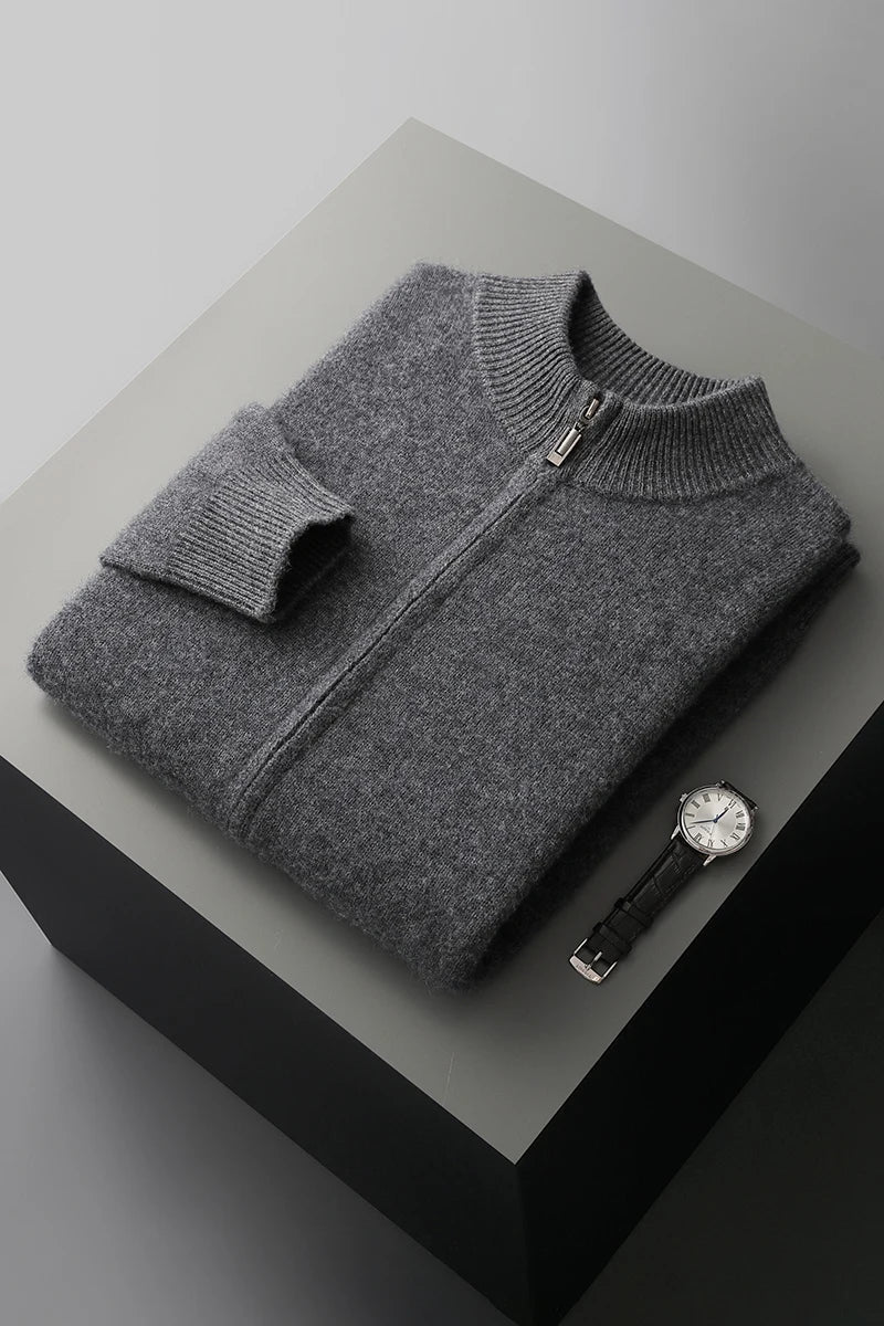 ROUSSEL PARIS | GILET DE LUXE EN LAINE DE CACHEMIRE PREMIUM