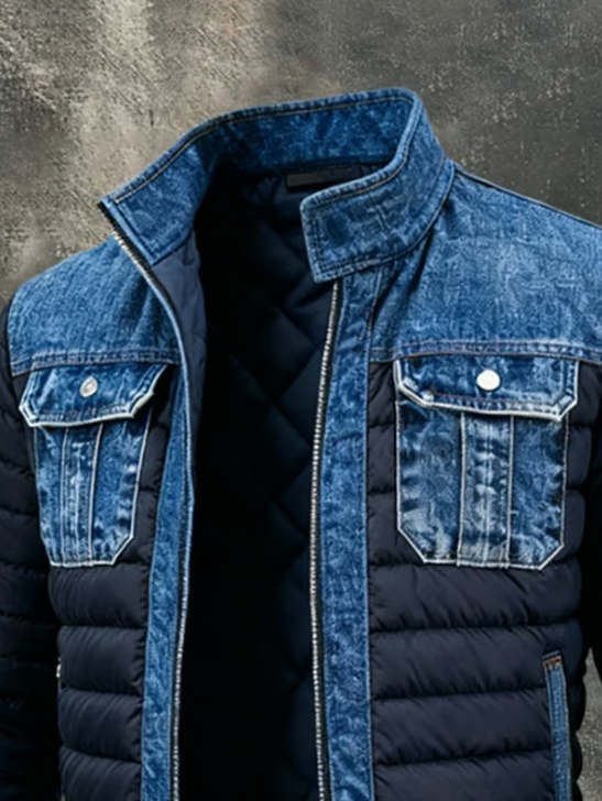 ROUSSEL PARIS | Veste en jean matelassée hybride