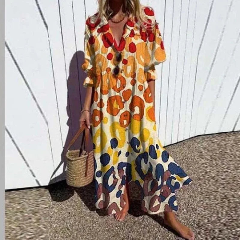 ROUSSEL PARIS | ROBE MAXI IMPRIMÉE POUR FEMMES
