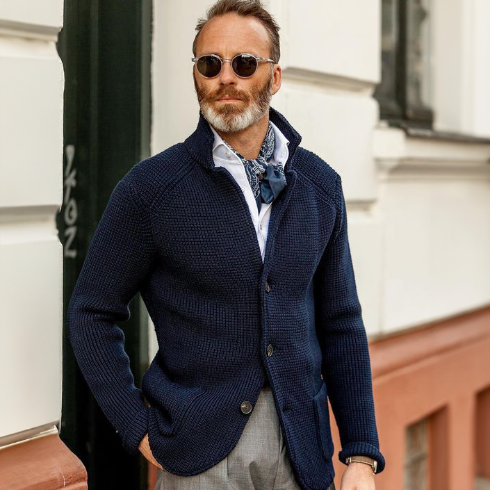 ROUSSEL PARIS | CARDIGAN EN MAILLE INTEMPORELLE