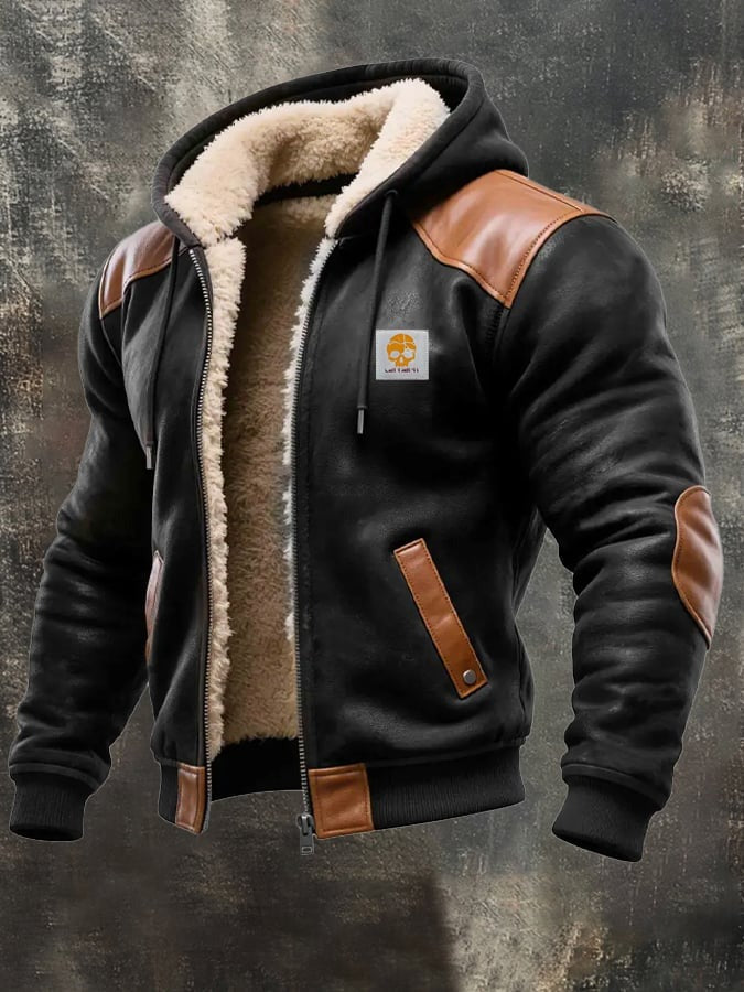 ROUSSEL PARIS | VESTE VINTAGE EN DAIM AVEC CAPUCHE